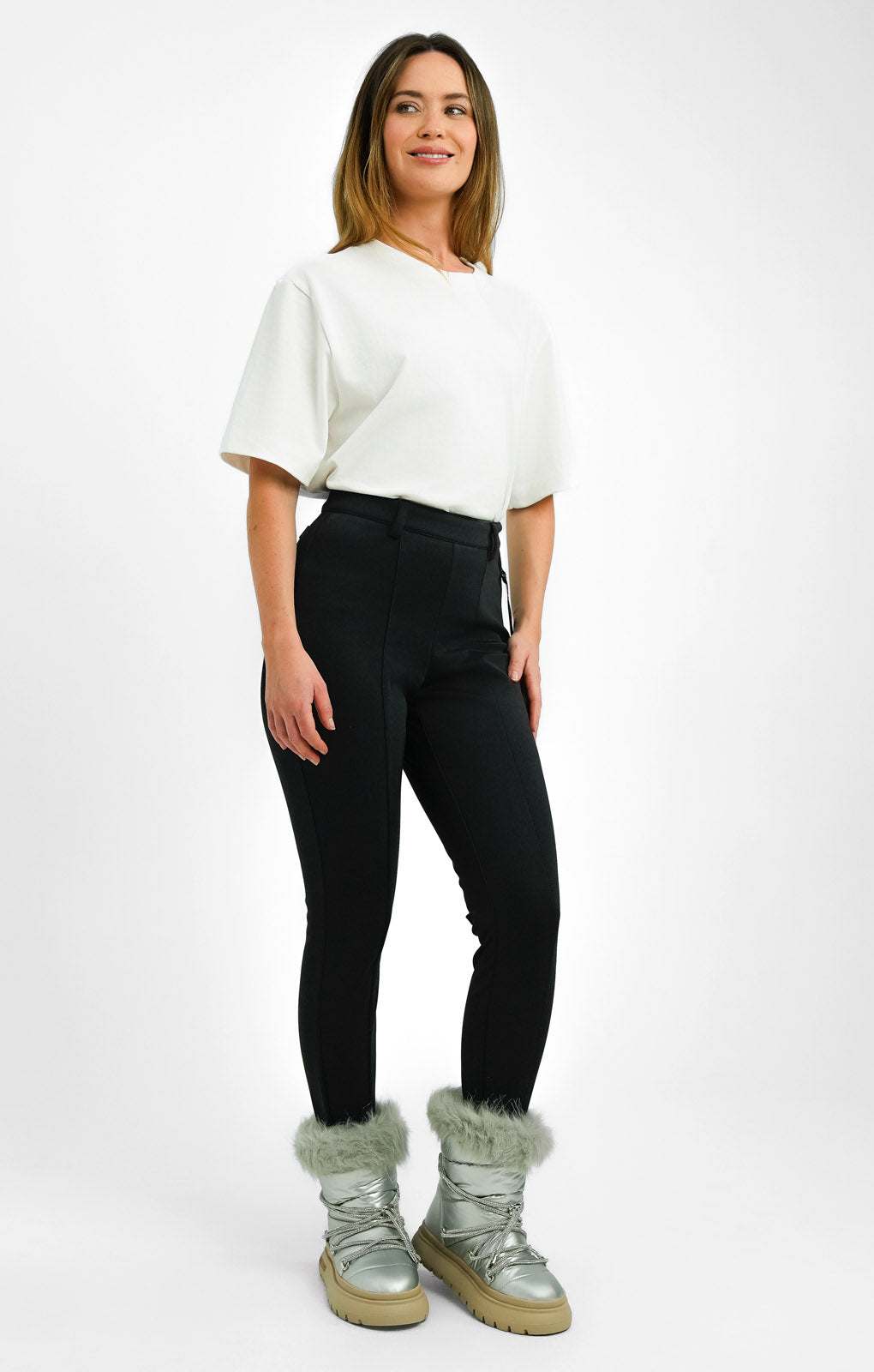 ASOS 4505 Petite Ski Skinny Trouser With Stirrup - Black