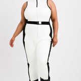ASOS 4505 Curve Ski Suit All In One With Mono Contrast Detail