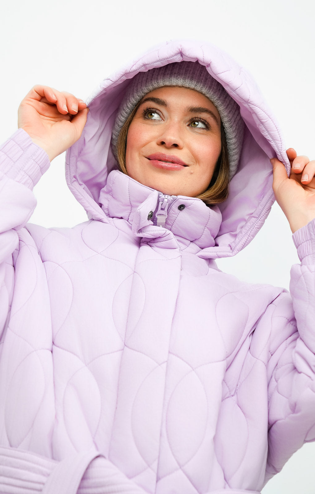 ASOS 4505 Petite Ski Quilted Belted Jacket