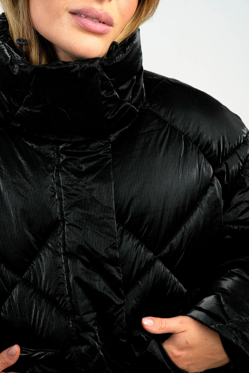 ASOS 4505 Ski Puffer In Rip Stop Sheen
