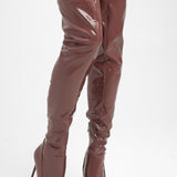 Steve Madden Vava Over The Knee Boots In Pink Patent
