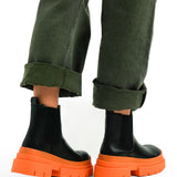 Topshop Brody Chunky Chelsea Boot In Black
