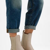 Schuh Amaya Calf Boots In Ecru