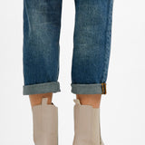 Schuh Amaya Calf Boots In Ecru