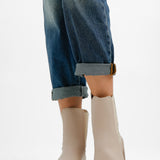 Schuh Amaya Calf Boots In Ecru