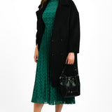 Gianni Feraud Stella Oversized Slouchy Coat In Black