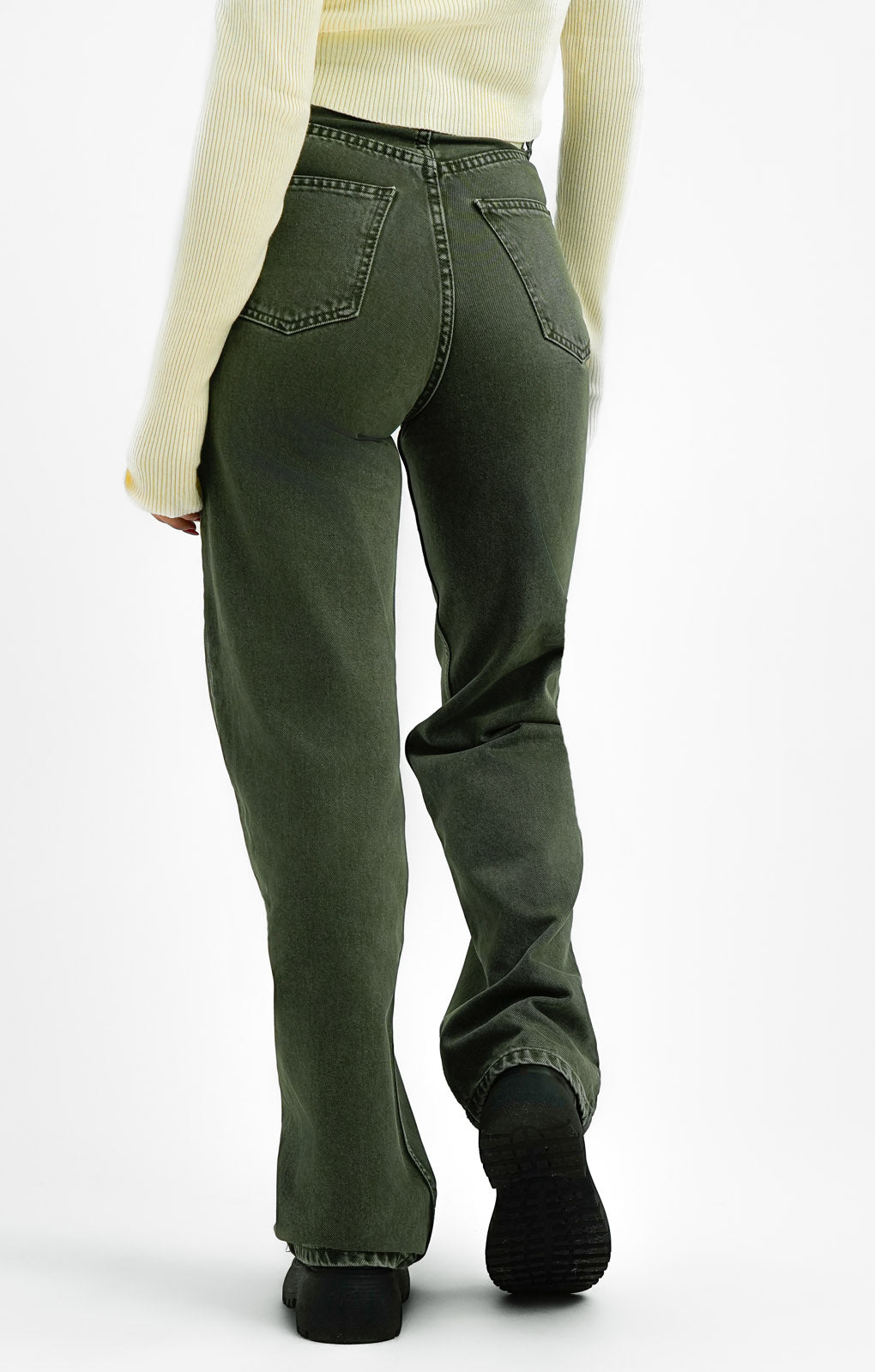 Dr Denim Echo Stright Leg Jeans In Washed Thyme
