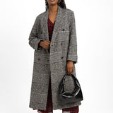 Topshop Ruched Front Midi Dress In Red And Black Gingham