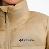 Columbia Puffect Cropped Jacket In Beige