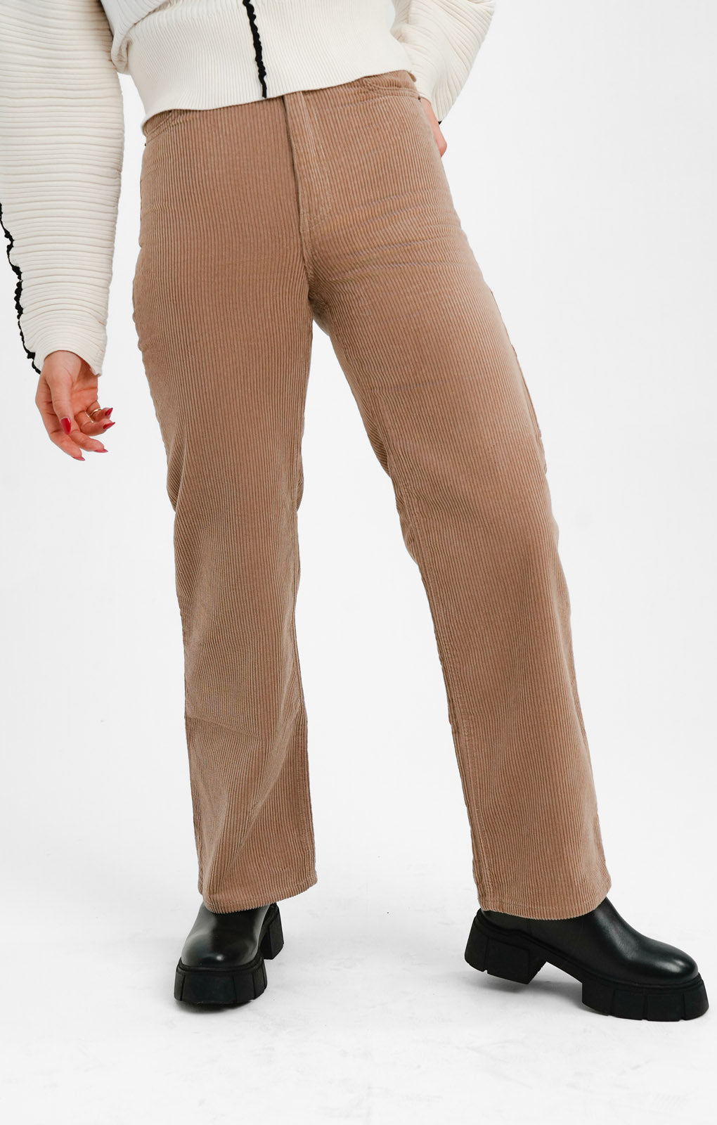 Dr Denim Echo Worker Trousers In Beige