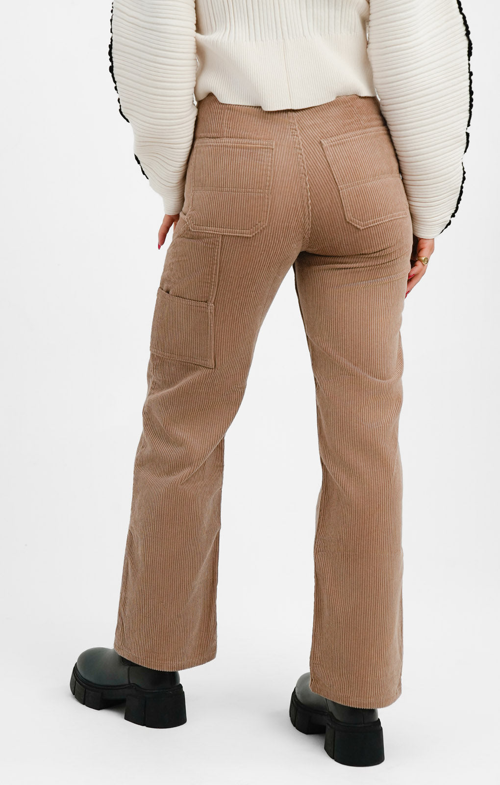 Dr Denim Echo Worker Trousers In Beige