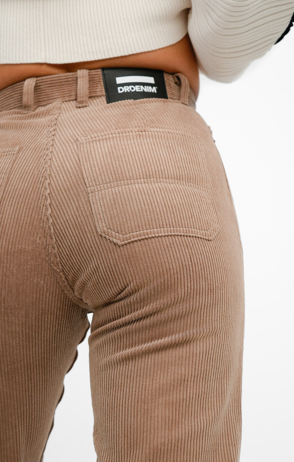 Dr Denim Echo Worker Trousers In Beige