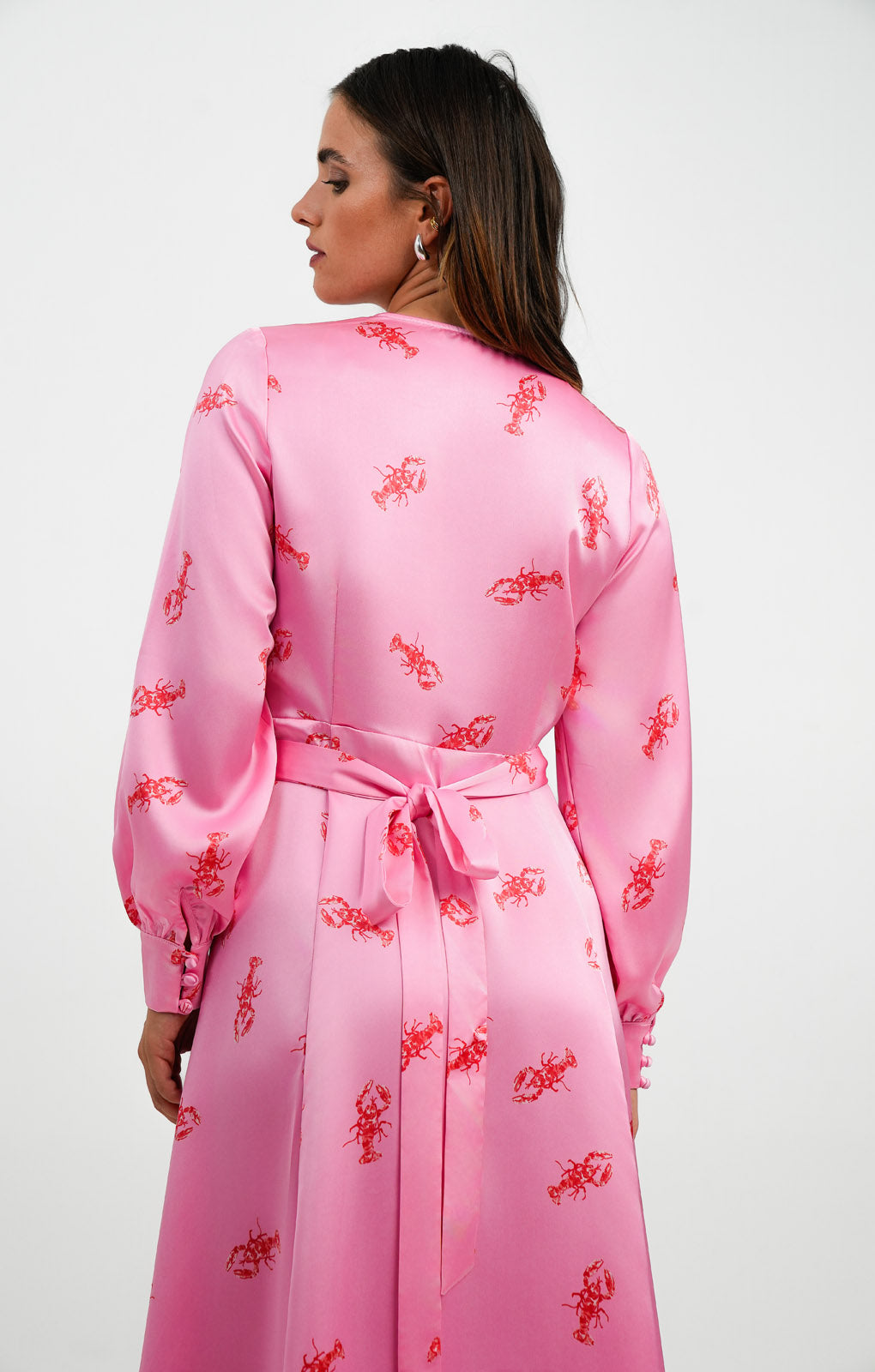 Never Fully Dressed Long Sleeve Lobster Midaxi Dress