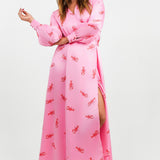 Never Fully Dressed Long Sleeve Lobster Midaxi Dress
