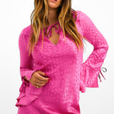 Never Fully Dressed Heart Mini Dress In Pink