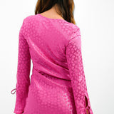Never Fully Dressed Heart Mini Dress In Pink