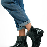 UGG Drizlita Graphic Monogram Wellie Boots In Black