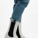 Replay Logo Chunky Boots In White