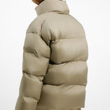 Columbia Puffect Surplus Oversized Puffer Coat In Tusk