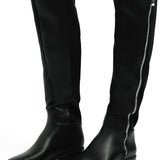 ALDO Aahliyah Flat Knee Boots In Black