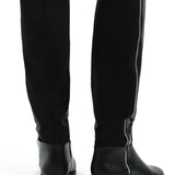ALDO Aahliyah Flat Knee Boots In Black
