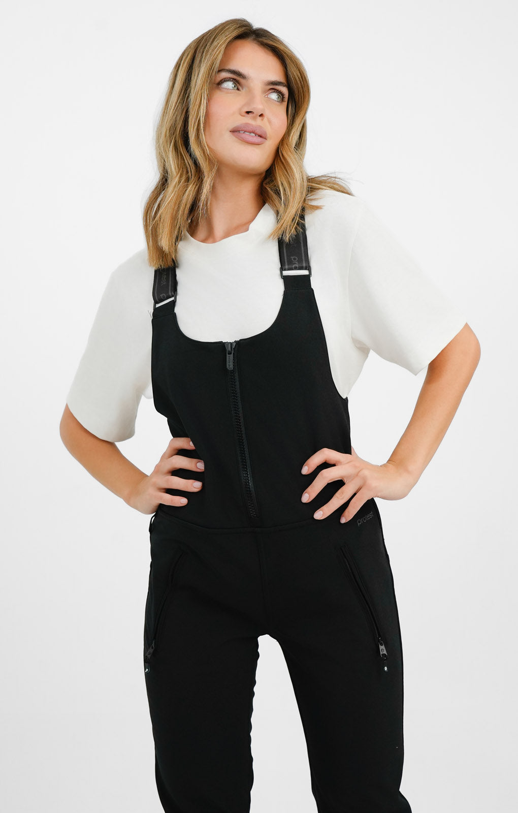 Protest Prtholymoly Ski Bib In Black