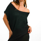 NA-KD Knitted Maxi Dress In Black