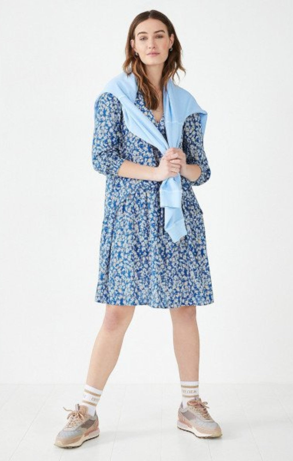 Hush Victoria Mini Dress In Watercolour Floral – dresses by Hush, available to rent from Hirestreet