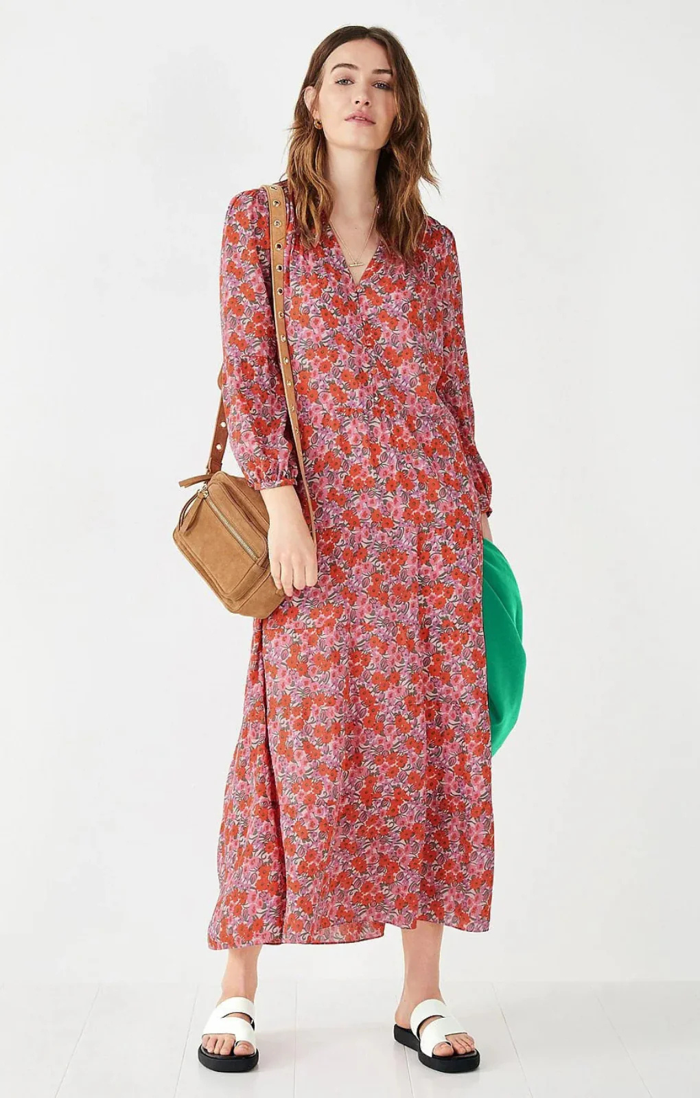 Hush Abelia Maxi Dress In 60's Floral Multi – dresses by Hush, available to rent from Hirestreet