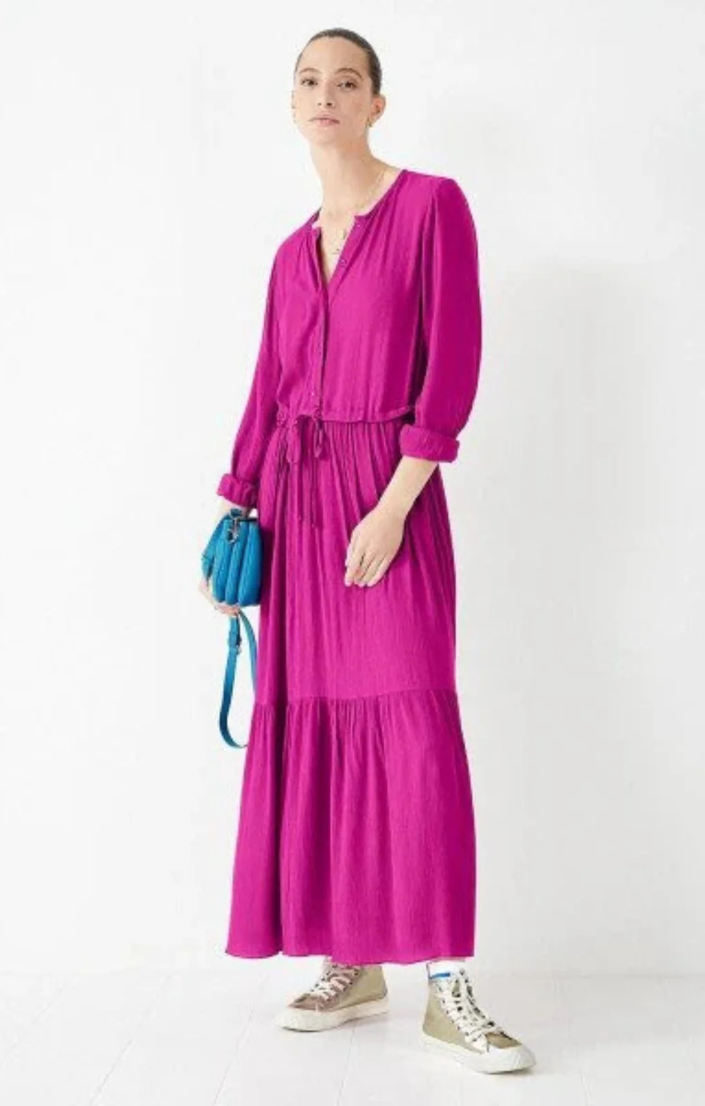 Hush Flora Textured Dress – dresses by Hush, available to rent from Hirestreet