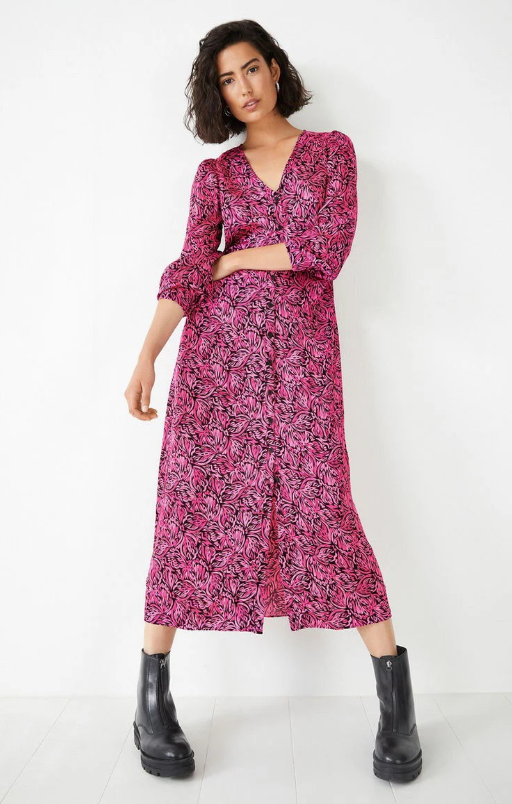 Hush Lucia Satin Midi Dress – dresses by Hush, available to rent from Hirestreet
