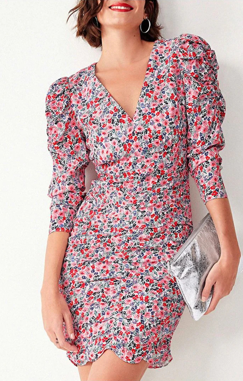 Hush Orchid Gather Mini Dress – dresses by Hush, available to rent from Hirestreet