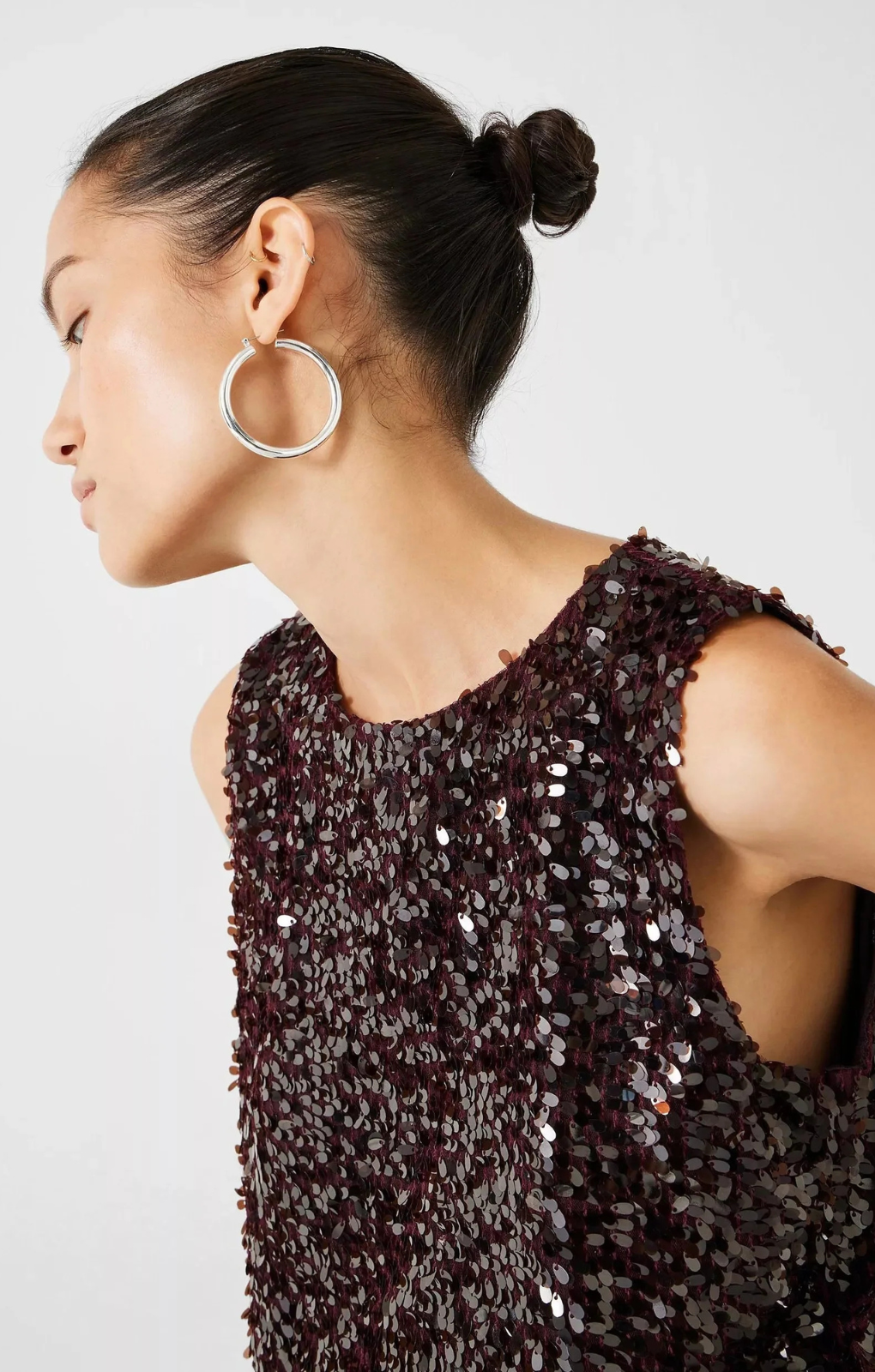 Hush Zarina Sequin Top – tops by Hush, available to rent from Hirestreet