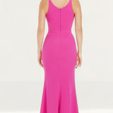 Dress The Population Iris Bright Fuchsia Maxi Dress