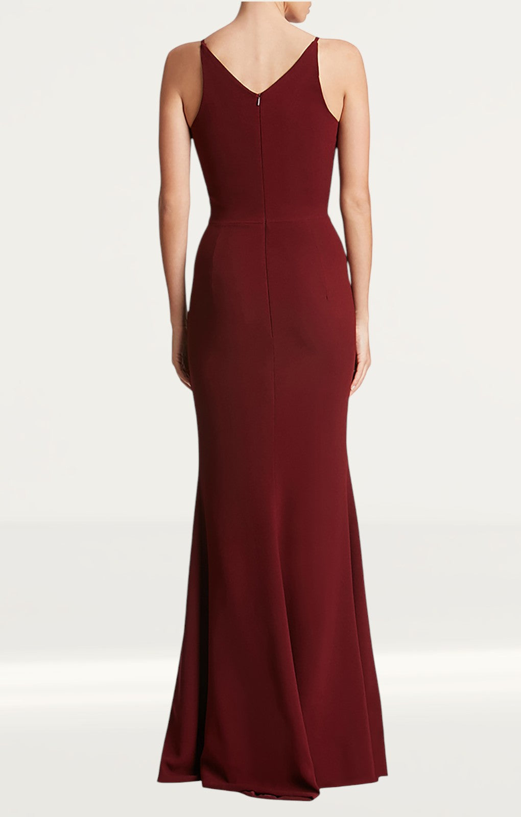 Dress The Population Iris Maxi Dress in Burgundy
