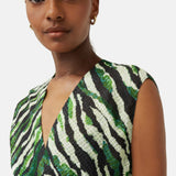 Jigsaw Abstract Zebra Ruched Dress – dresses by Jigsaw, available to rent from Hirestreet