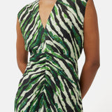 Jigsaw Abstract Zebra Ruched Dress – dresses by Jigsaw, available to rent from Hirestreet