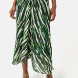 Jigsaw Abstract Zebra Ruched Dress – dresses by Jigsaw, available to rent from Hirestreet