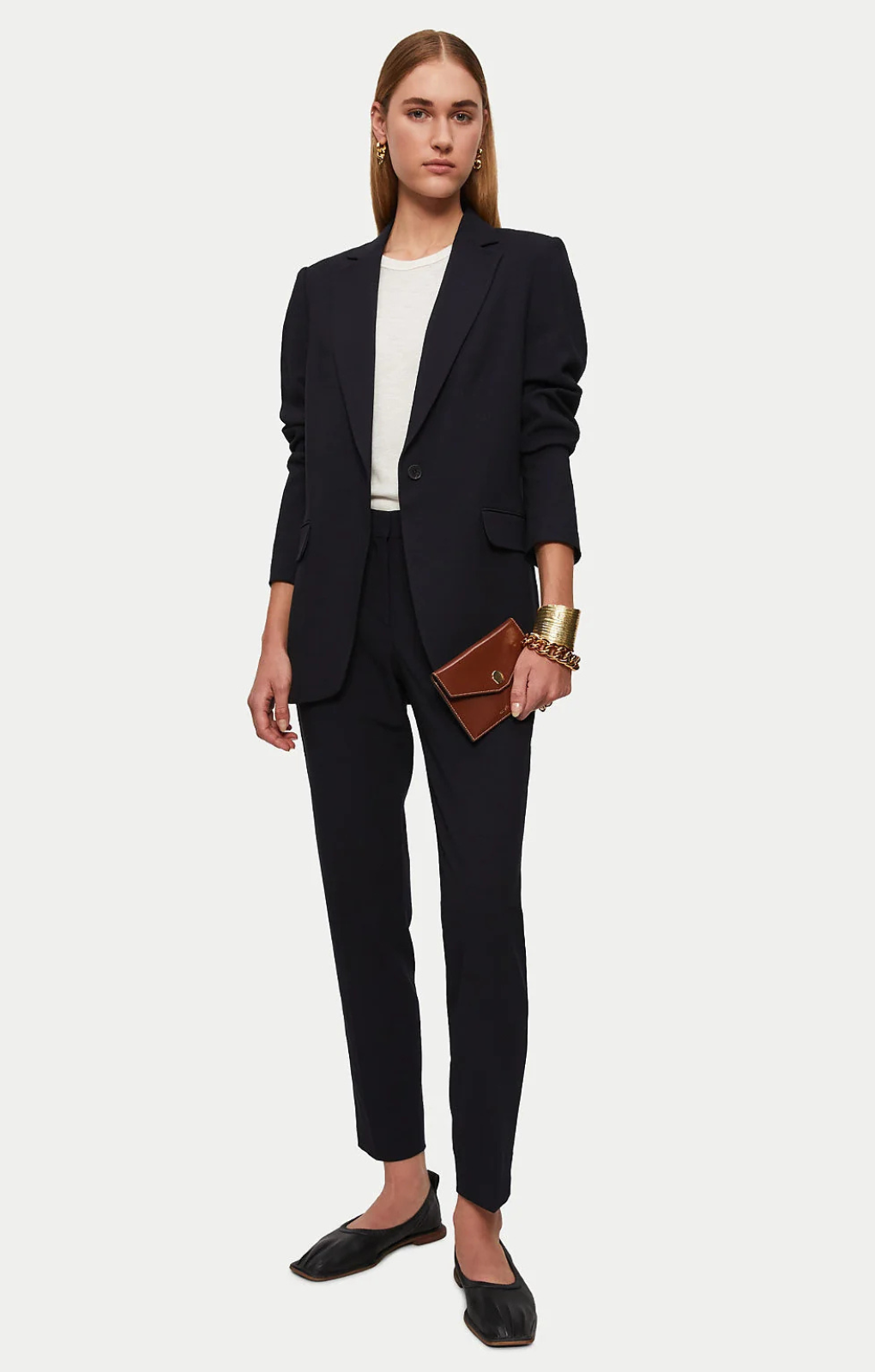 Jigsaw Crosshatch Palmer Trouser – trousers by Jigsaw, available to rent from Hirestreet