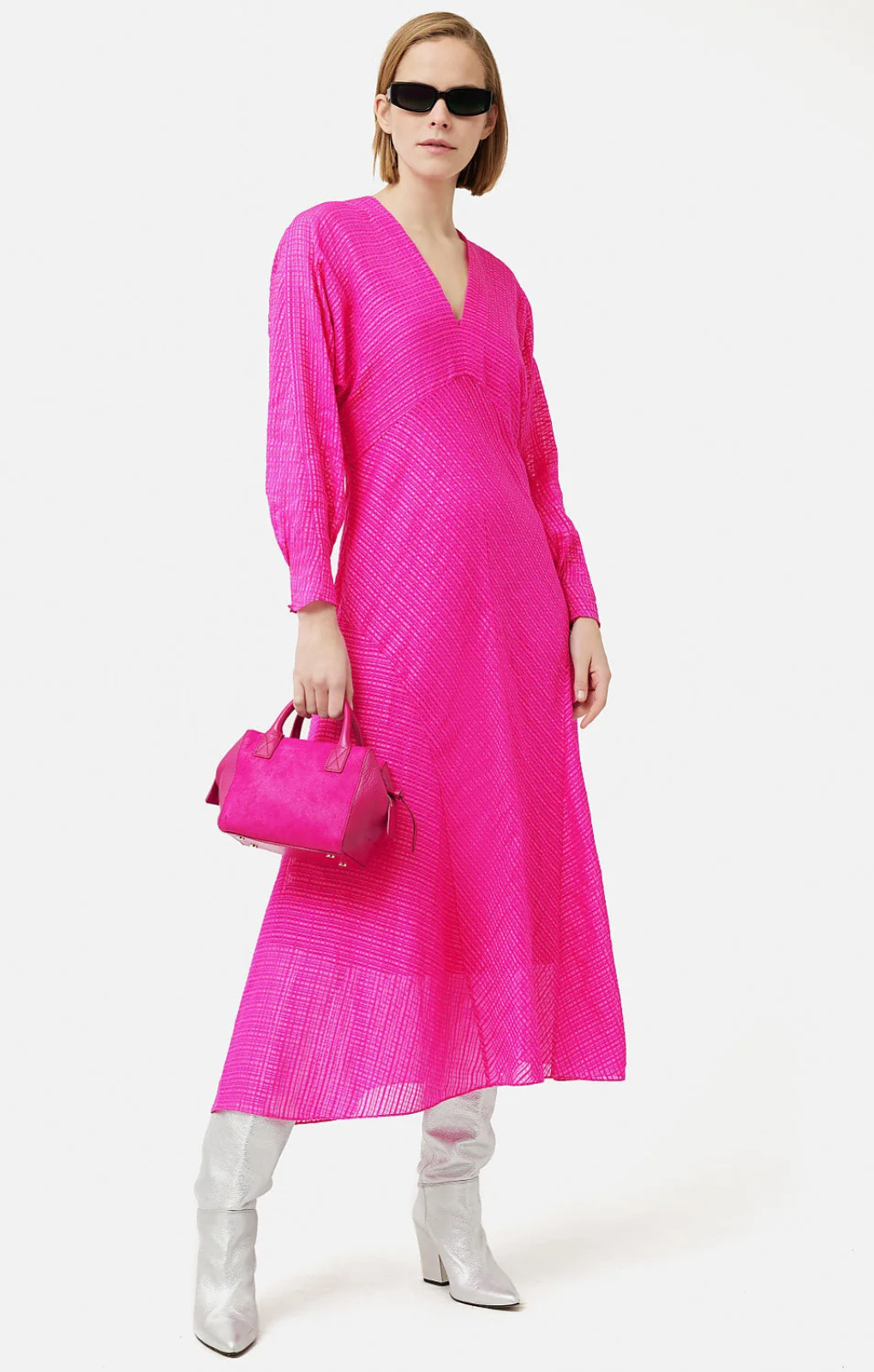 Jigsaw Silk Linen Gauze Maxi Dress – dresses by Jigsaw, available to rent from Hirestreet