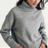 Nobody's Child Grey Knitted Roll Neck Jumper