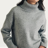 Nobody's Child Grey Knitted Roll Neck Jumper