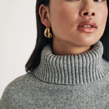 Nobody's Child Grey Knitted Roll Neck Jumper