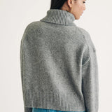 Nobody's Child Grey Knitted Roll Neck Jumper