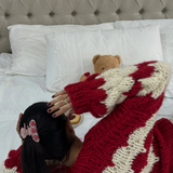 Kiwi & Co Candy Cane Kisses Cardigan – tops by Kiwi&Co, available to rent from Hirestreet