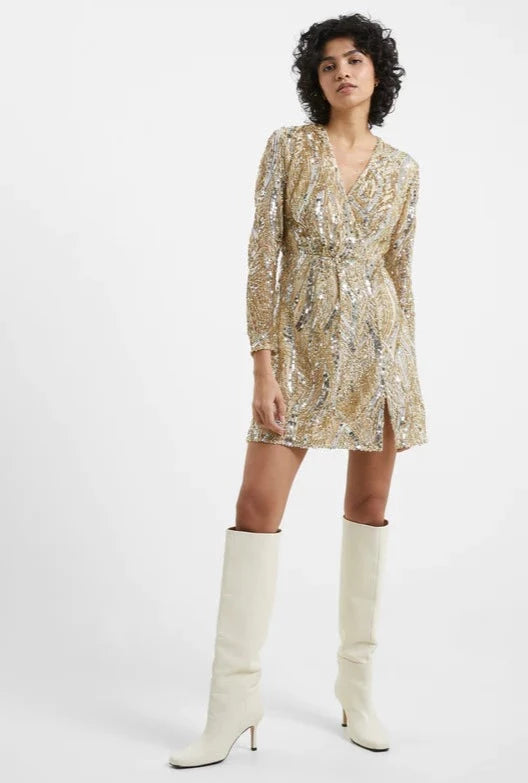 French Connection Deniz Embellished Mini Dress