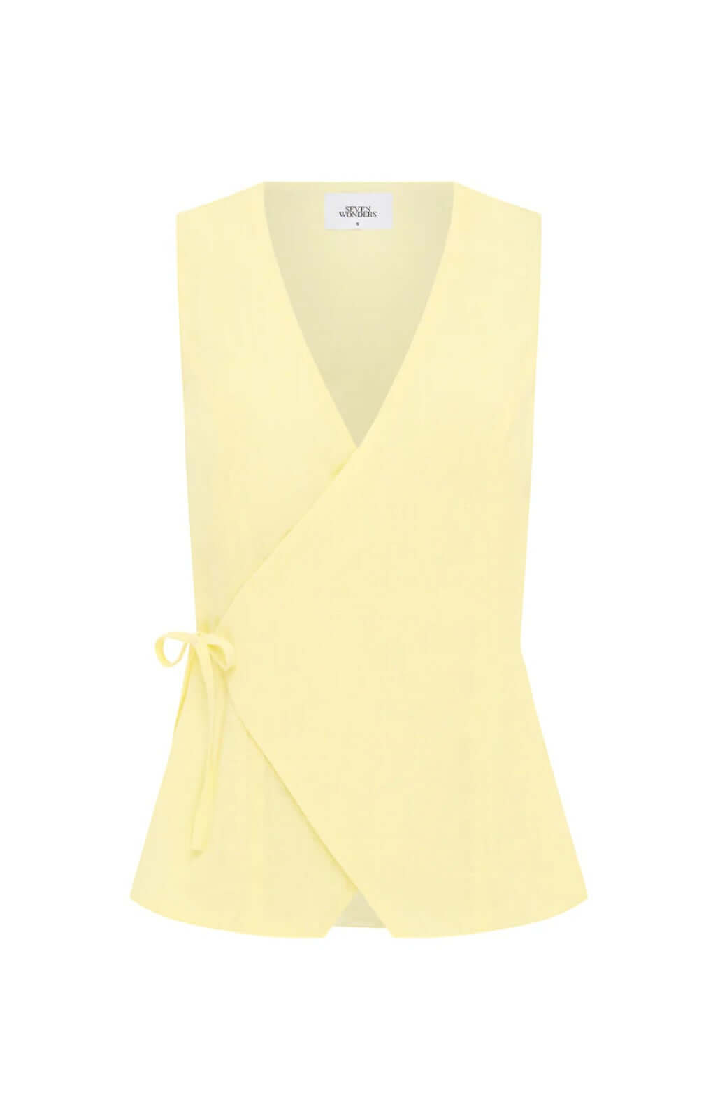 Seven Wonders Limoni Vest in Lemon