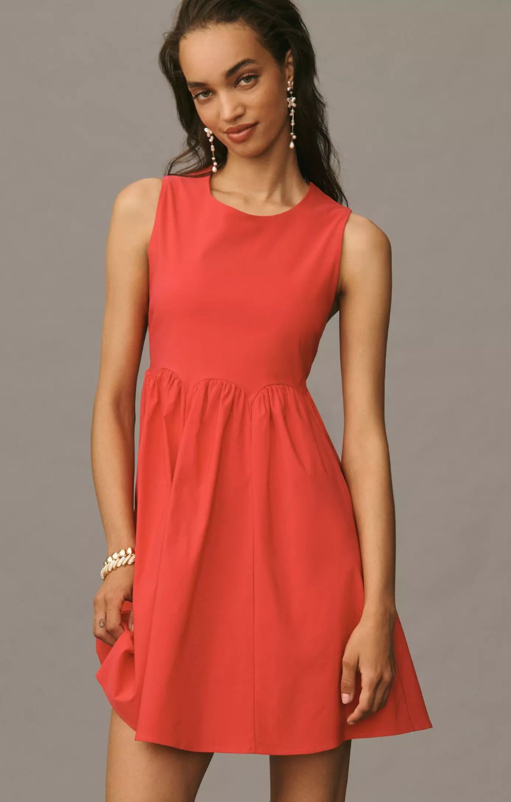 Maeve Sleeveless Back-Bow Mini Dress – dresses by Maeve, available to rent from Hirestreet