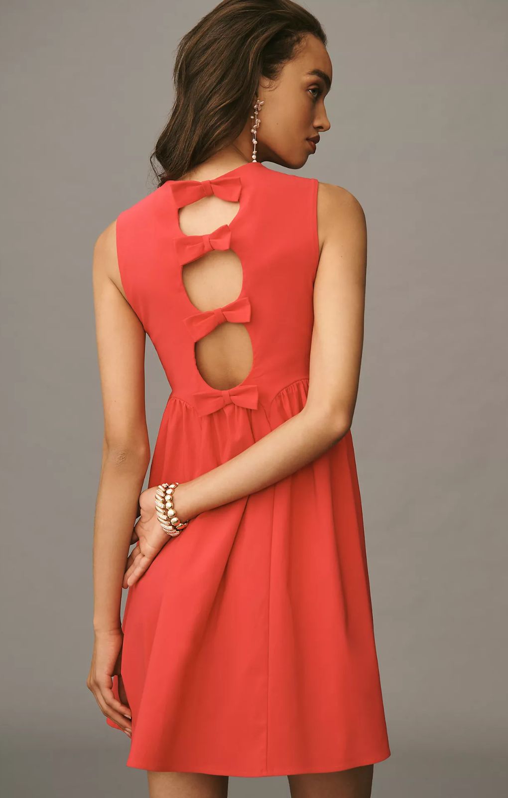Maeve Sleeveless Back-Bow Mini Dress – dresses by Maeve, available to rent from Hirestreet