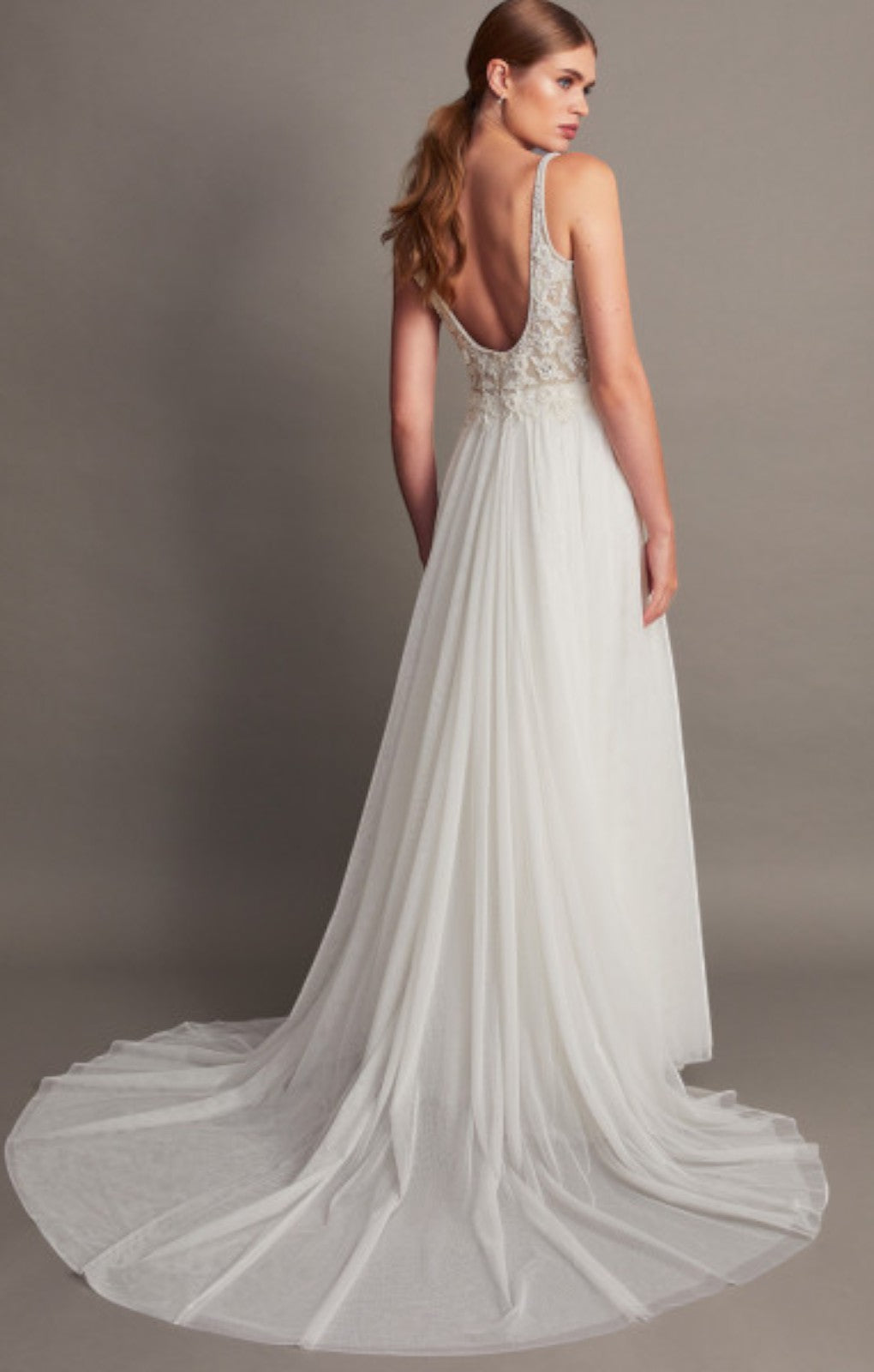 Monsoon Delilah Embellished Bridal Dress – dresses by Monsoon, available to rent from Hirestreet